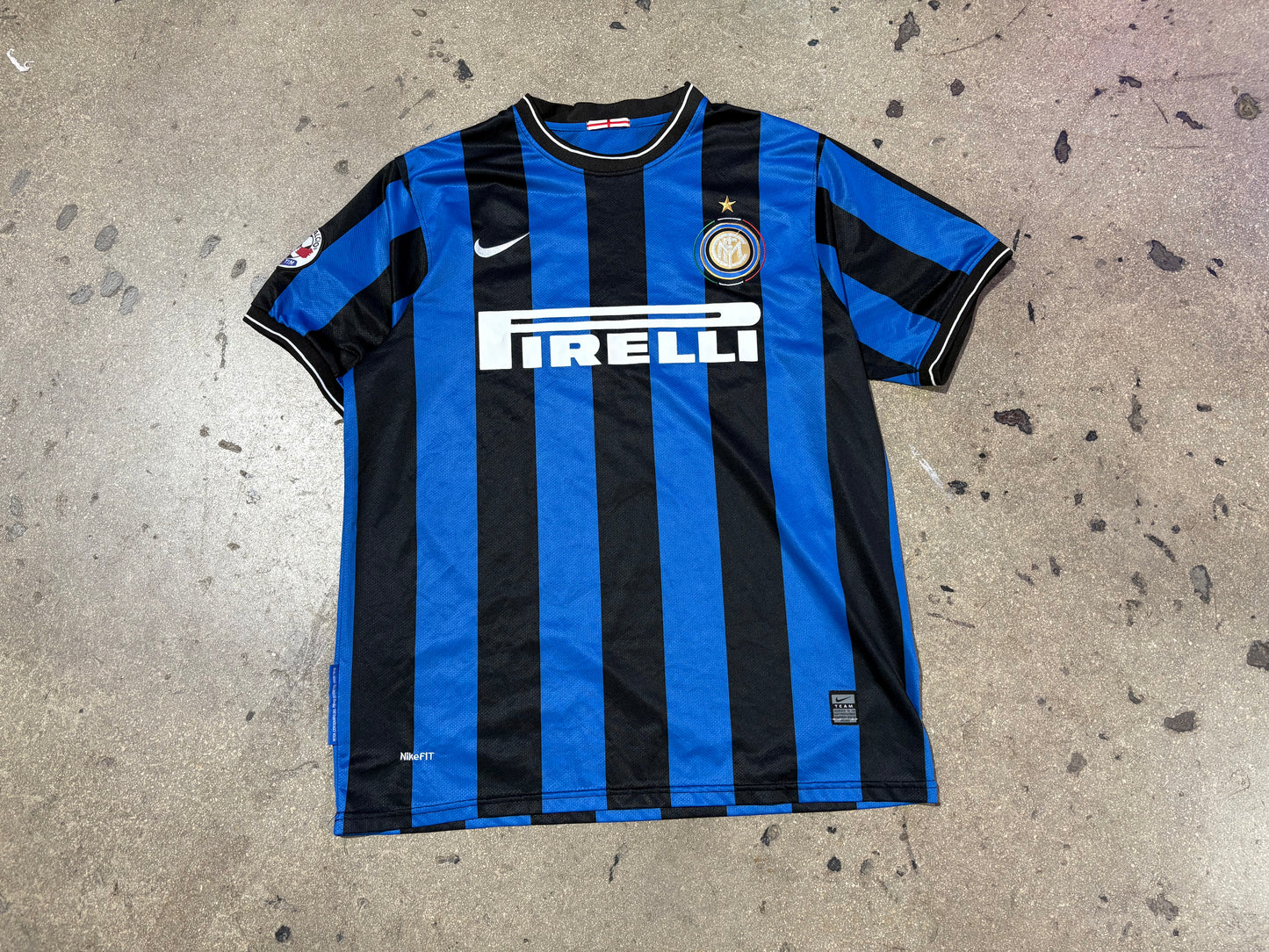 Nike Inter Milan #3 Vargas Jersey - Blue / Black Size 3XL
