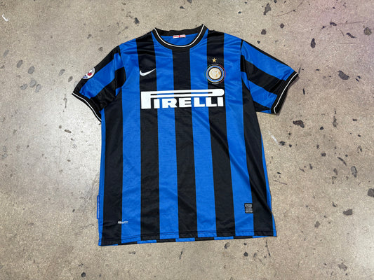 Nike Inter Milan #3 Vargas Jersey - Blue / Black Size 3XL
