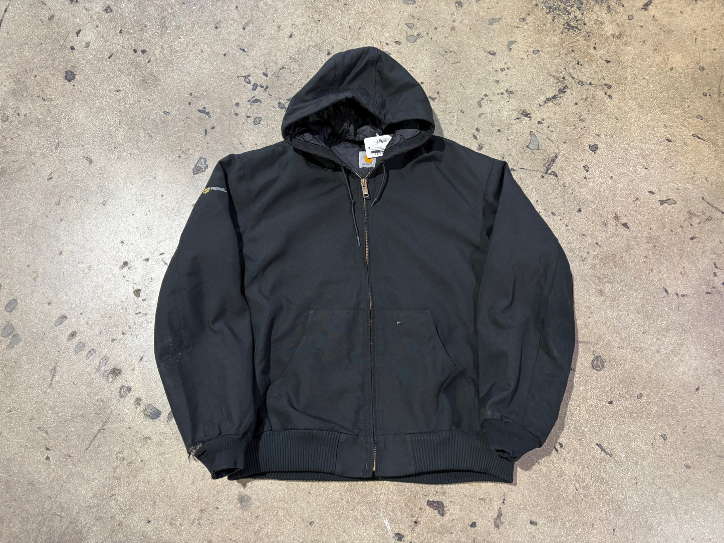 Carhartt Hooded Jacket - Black Size XL