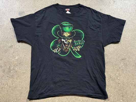 2018 Harley Davidson Feeling Lucky? Tee - Black Size XL