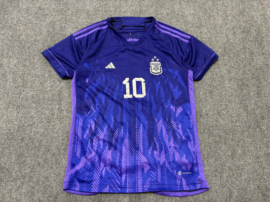 Adidas Argentina #10 Messi Soccer Jersey - Purple Size  Small