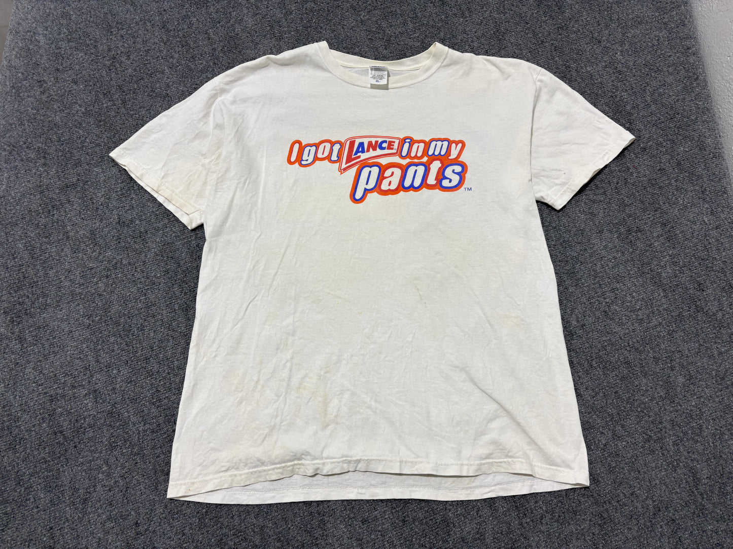 I Got Lance in My Pants Tee - White Size XL