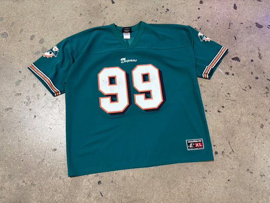 Logo Athletic Miami Dolphins #99 Taylor Jersey - Teal Size XL