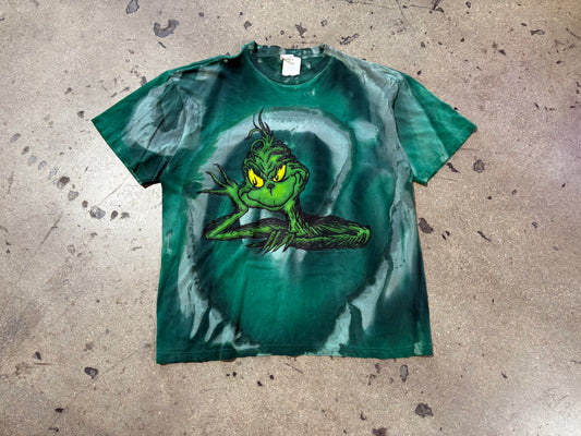 1997 The Grinch AOP Tie Dye Tee - Green Size XXL