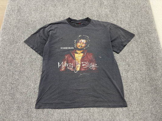2002 Mary J Blige Tour Tee - Faded Black Size XL