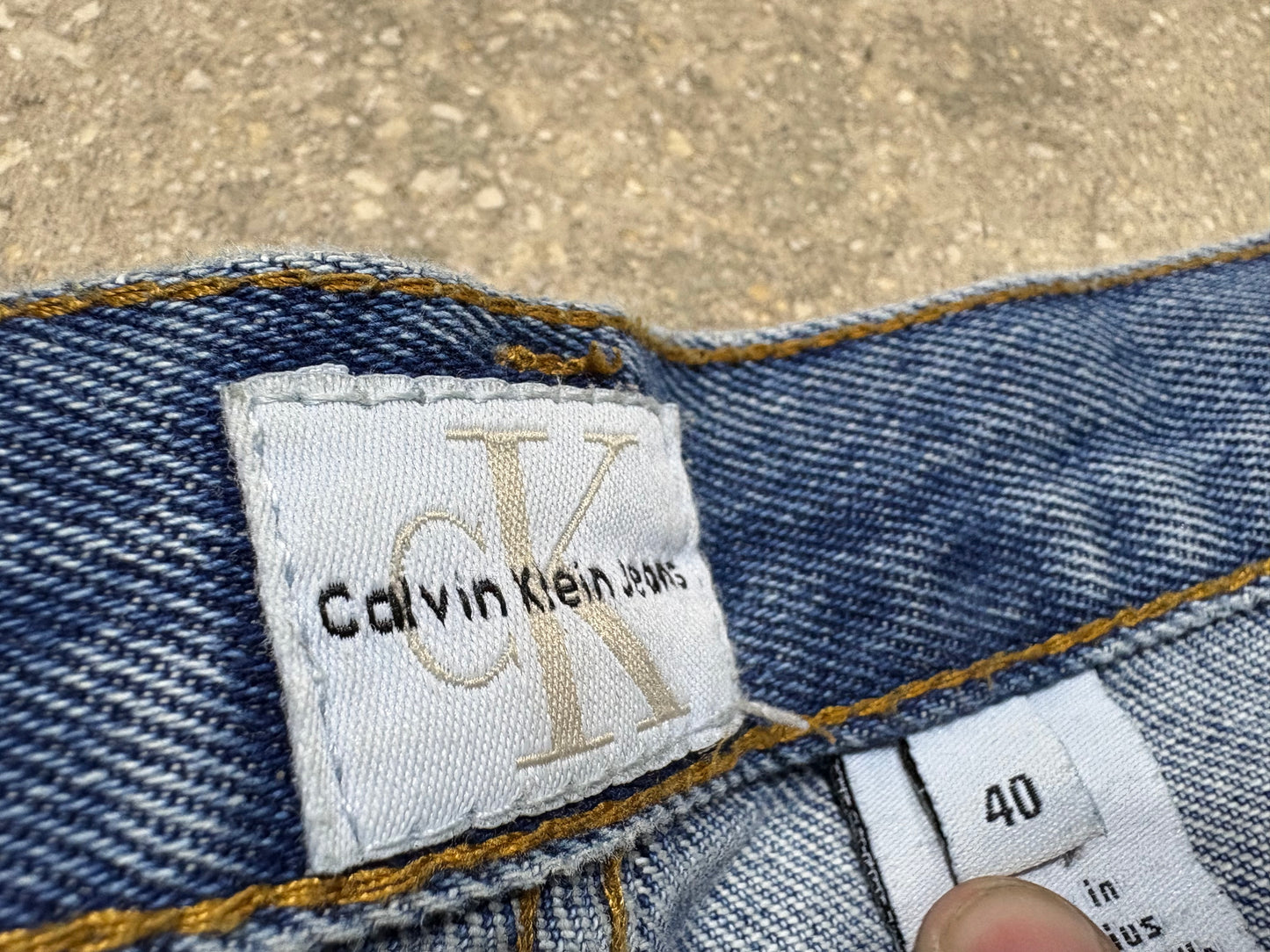 Calvin Klein Denim Shorts - Blue Size 40