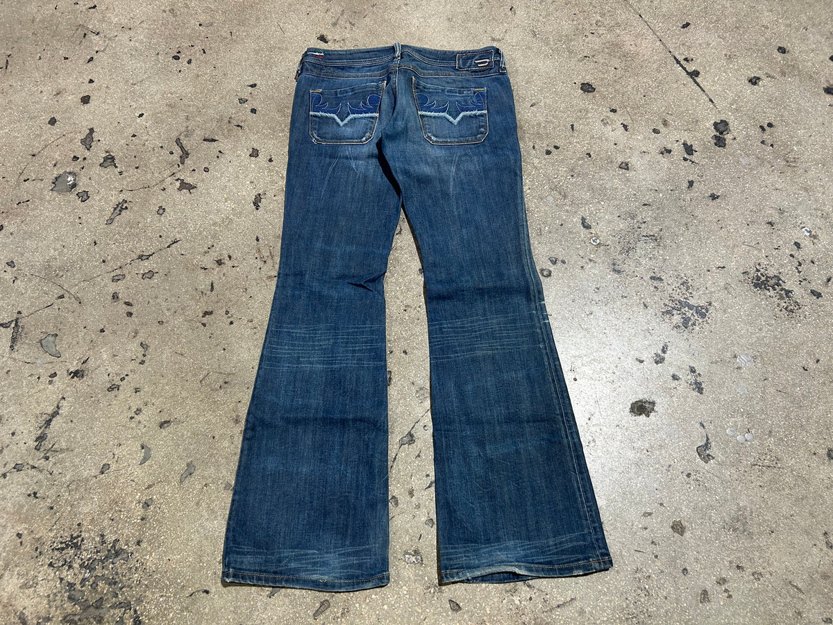 Women's Diesel Flare Denim - Blue Size 28x32