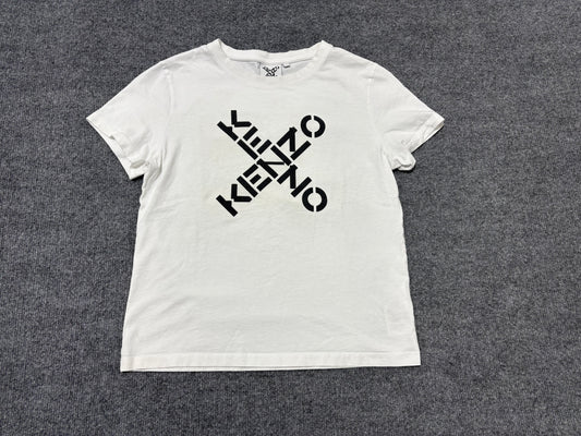 Womens Kenzo  Logo Tee - White Size Large