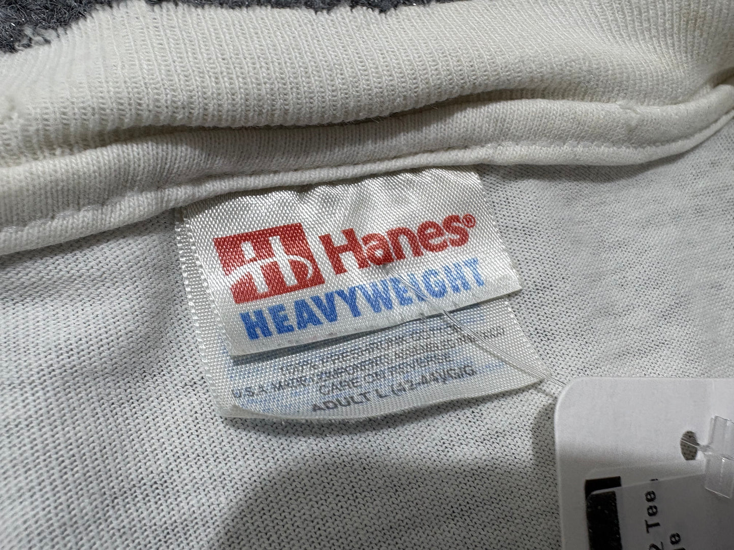 2001 Distressed / Thrashed Blink 182 Tee - White Size Large