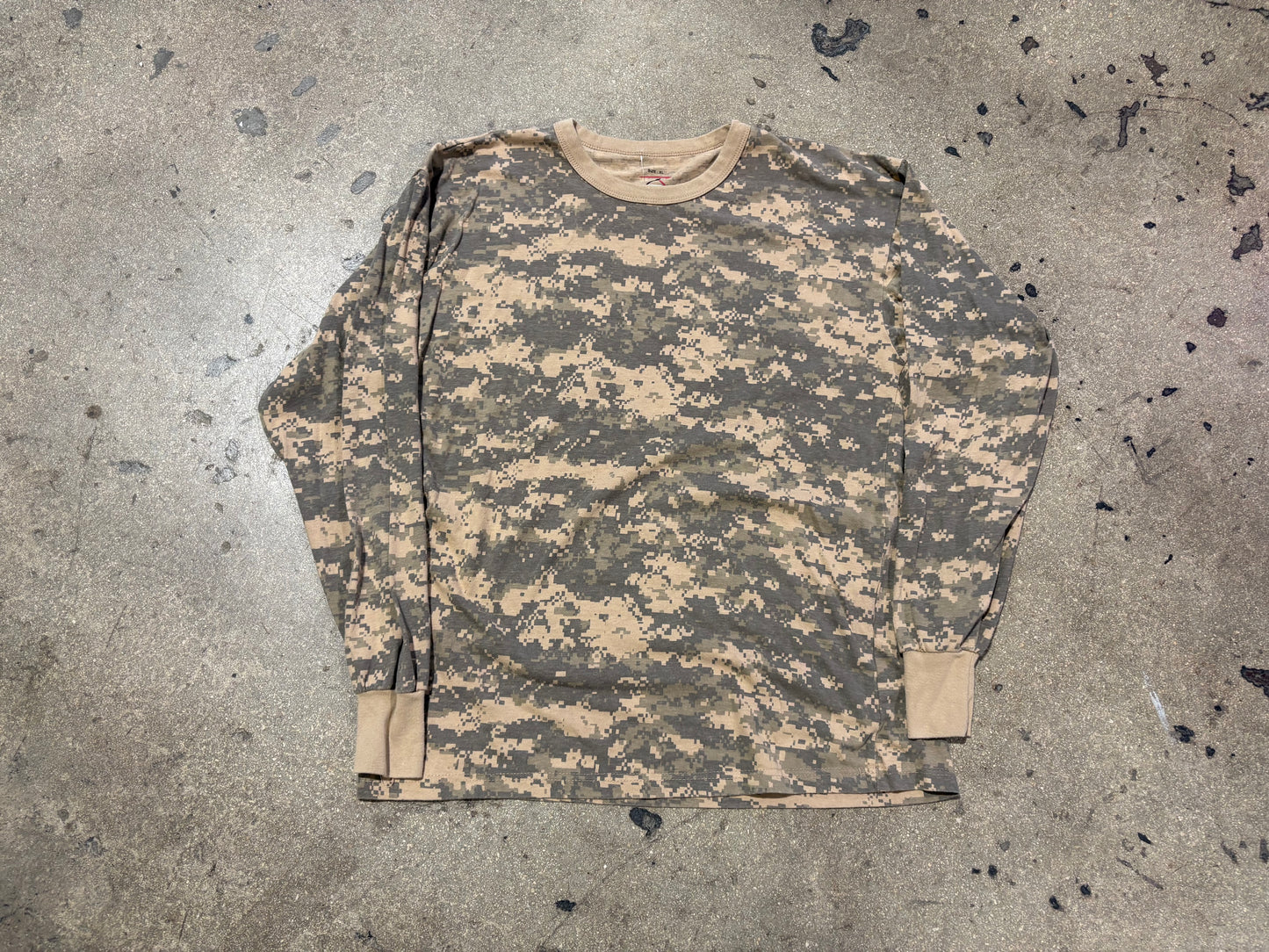 ROTHCO Military Camo Print Long Sleeve  - Green Size XL