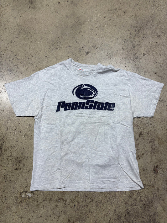 90s Penn State Tee - Ash Grey Size XL