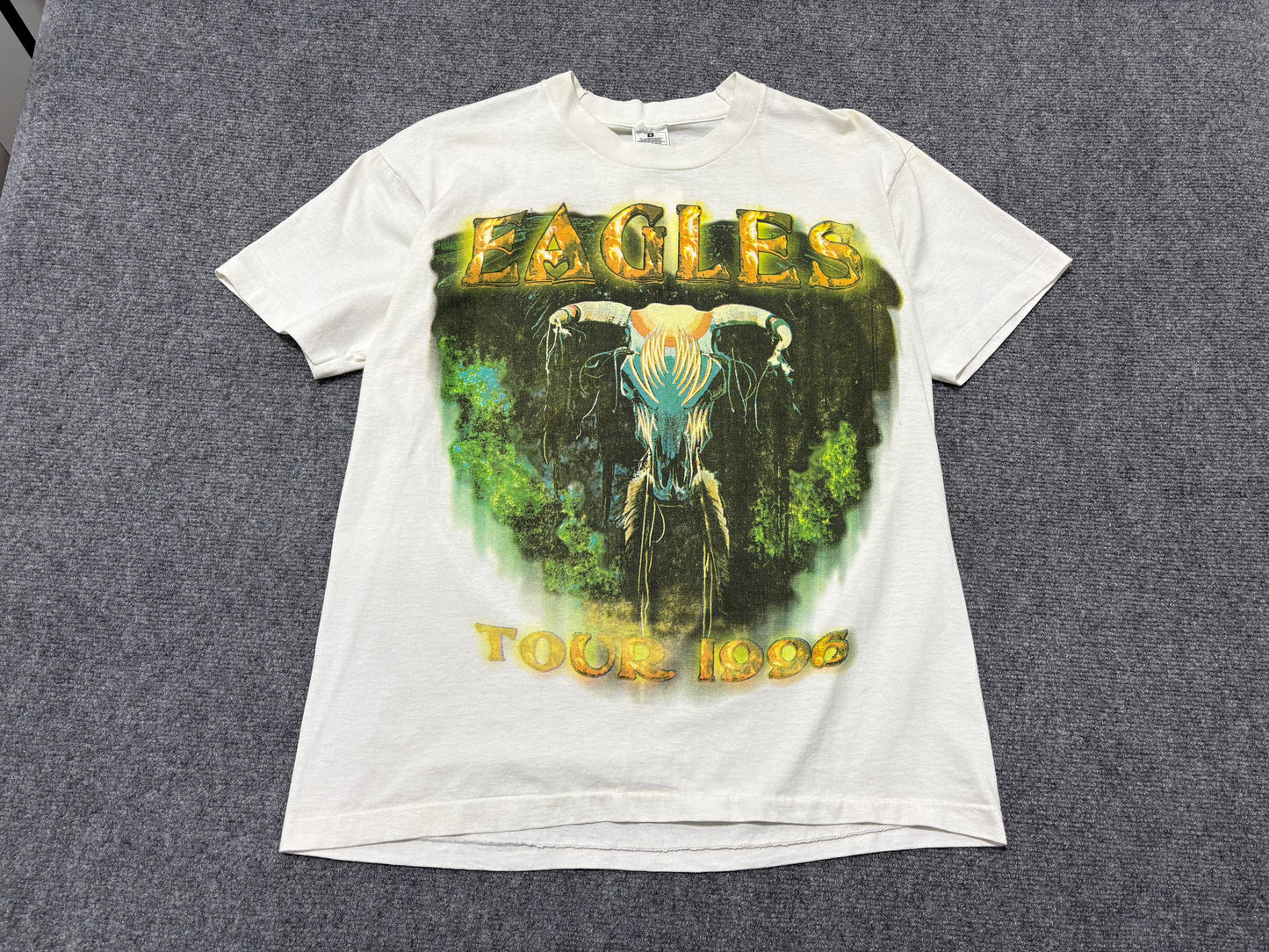 1996 Eagles Tour Tee - White Size Large
