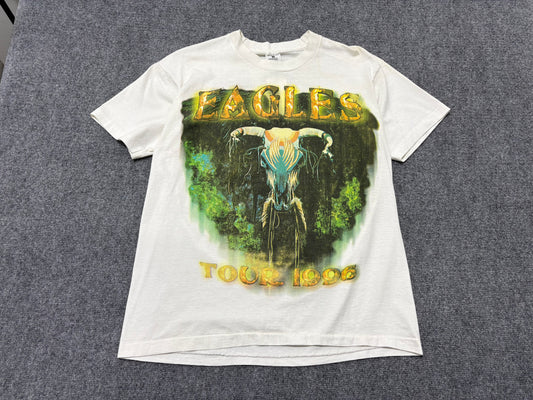 1996 Eagles Tour Tee - White Size Large