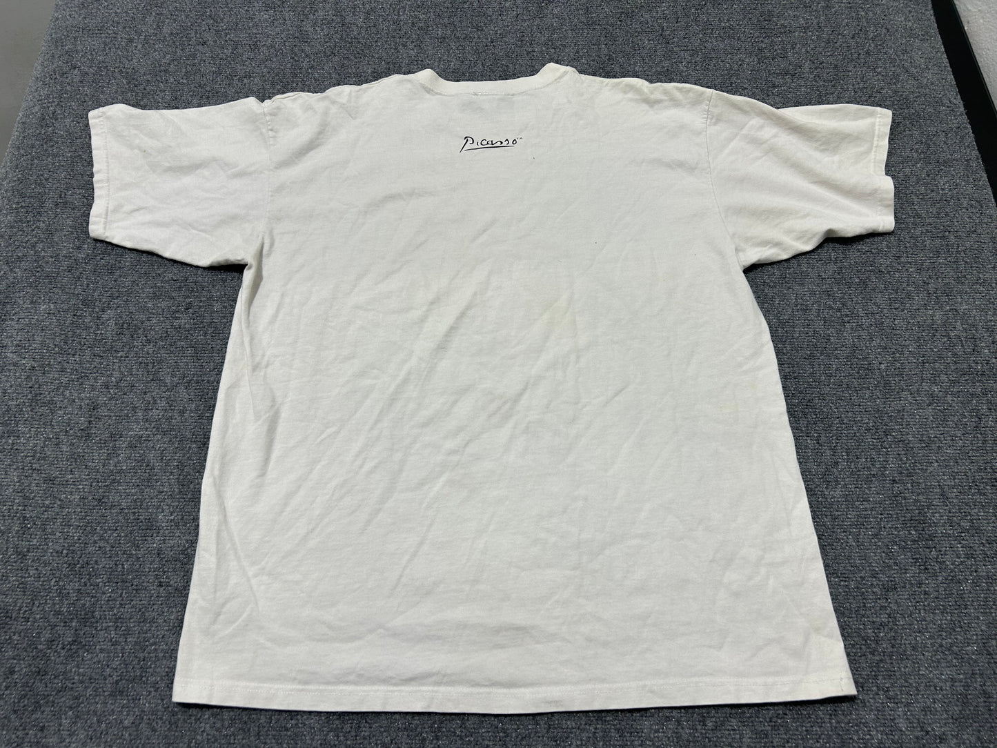 Picasso Woman With Yellow Hat Tee - White Size XL(con)