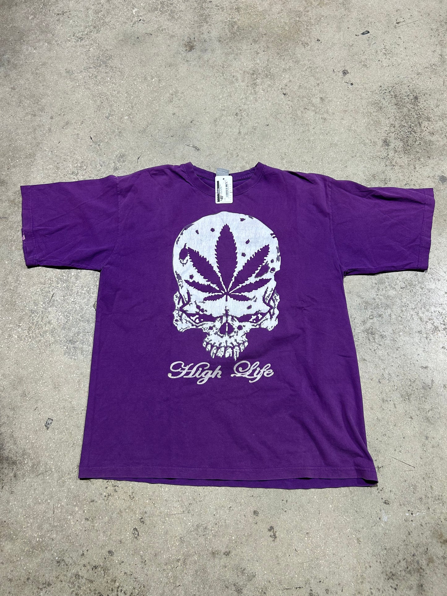 High Life Weed Shirt - Purple Size XXL