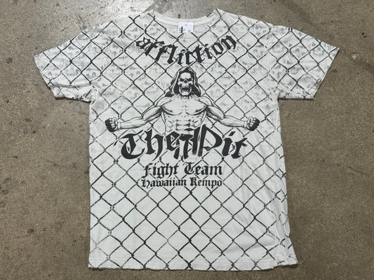 Affliction The Pit Fight Team AOP Tee - White Size XL