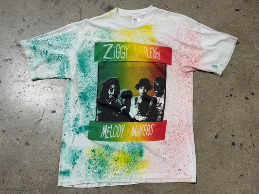 1991 Ziggy Marley And The Melody Makers Tour Tee - White Size XL