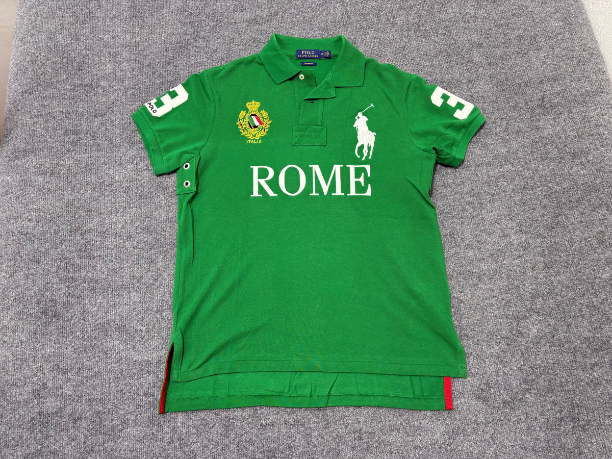 Polo Ralph Lauren #3 Rome Rugby Polo - Green Size Medium