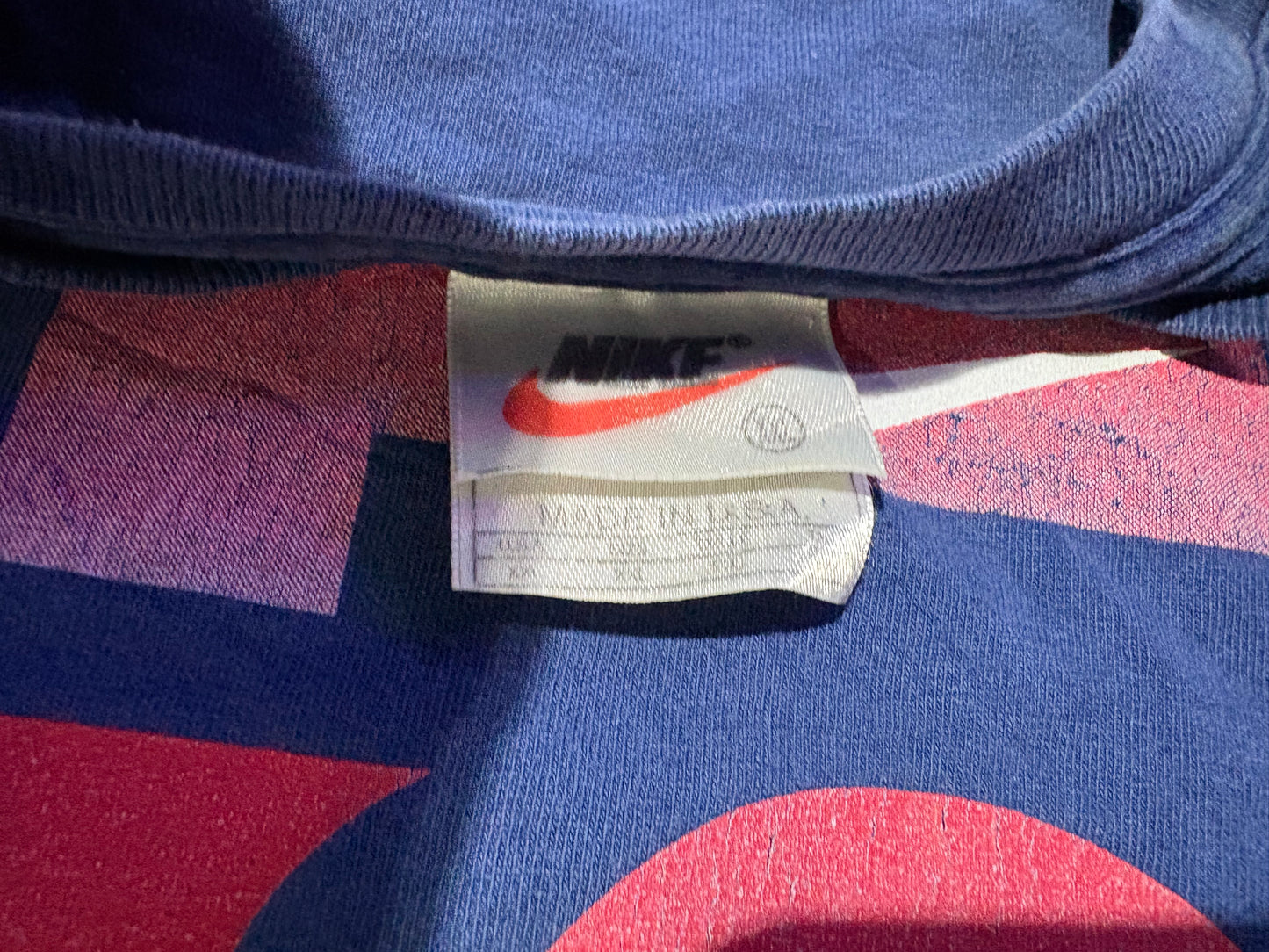 Nike Just Do It Spellout Tee - Navy Size XXL