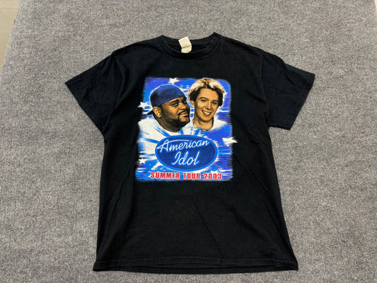 2003 American Idol Summer Tour - Black Size Large