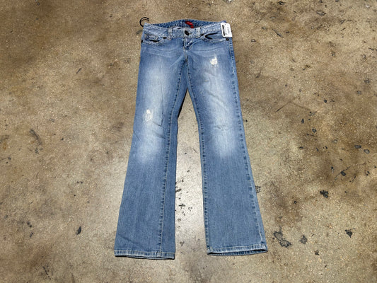 Guess Jeans Light Wash Bootcut Jeans - Blue Size 26