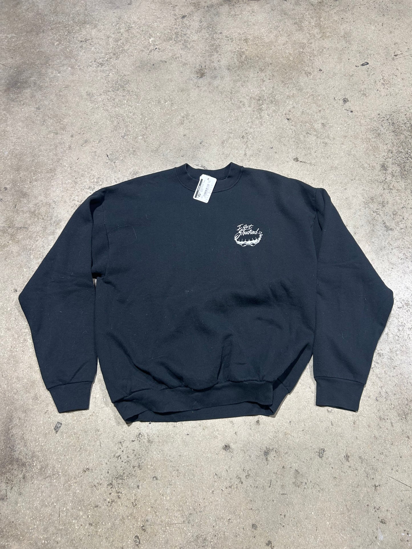 Shuckers Bar and Grill Crewneck Sweater - Black Size XL