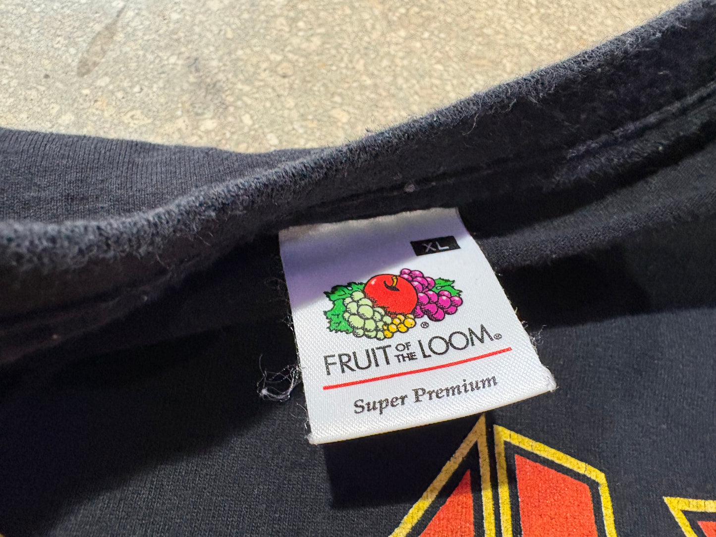 2006 Edguy Rocket Ride Tour Tee - Black Size XL