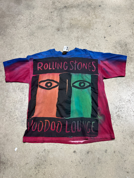 1994 Rolling Stones Voodoo Lounge Tie Dye Tee Size XXL