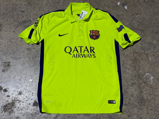 Nike Barcelona Messi #10 Jersey - Neon Size Large