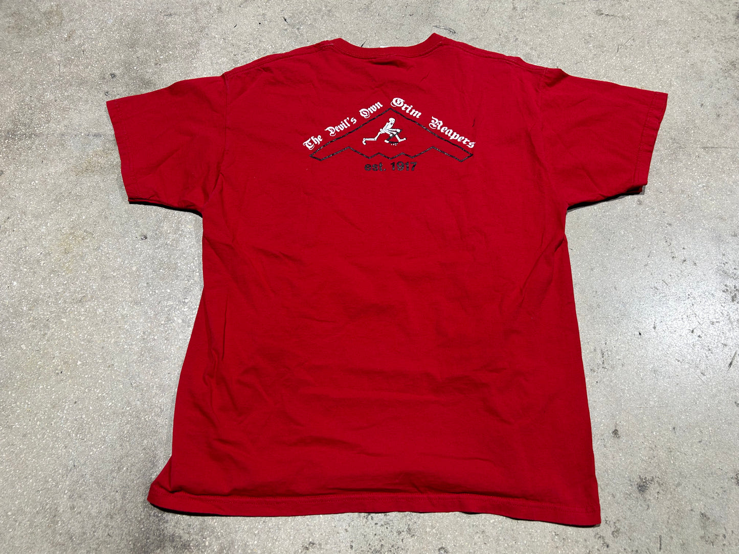The Devils Own Grim Reaper Tee - Red Size XL(con)