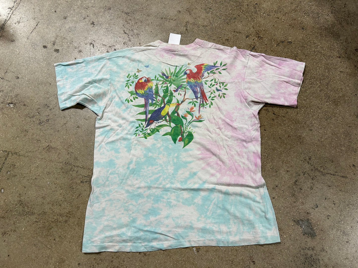 Liquid Blue Parrot Tee - Multi Size XL