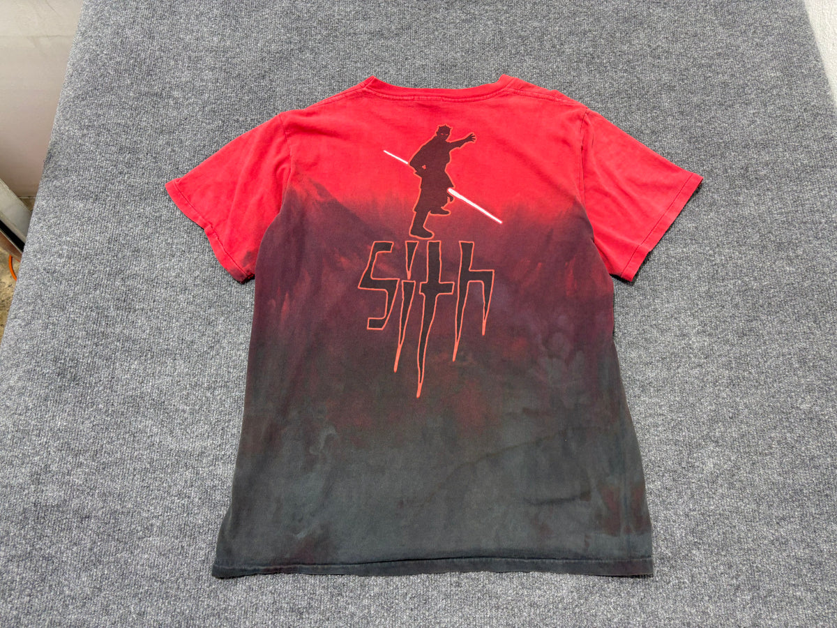 Star Wars Darth Maul Tie Dye Tee - Red / Black Size Large