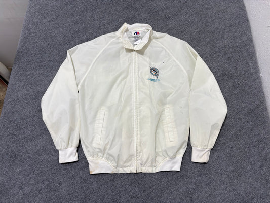 Florida Marlins Founders Club Member Jacket - White Size Medium