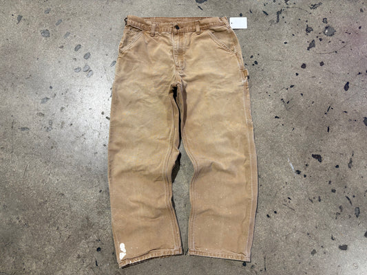 Carhartt Carpenter Pants - Faded Khaki Size 33x30
