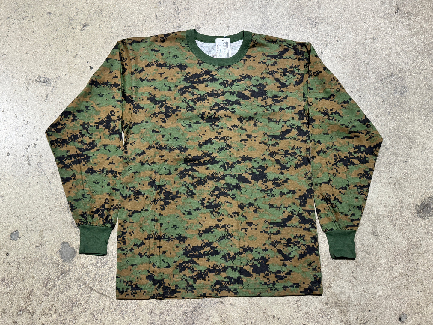 Rothco Digital Camo L/S - Green Camo Size XL