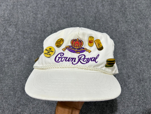 Crown Royal 6 Pin Hat - White