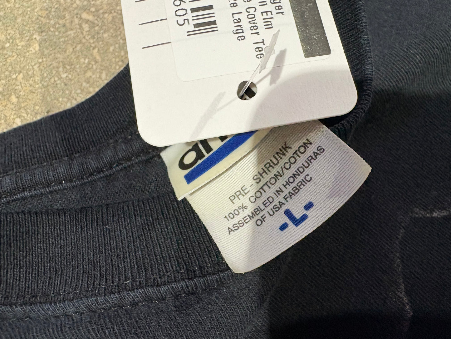 Freddy Krueger Nightmare on Elm Street Movie Cover Tee - Black Size Large