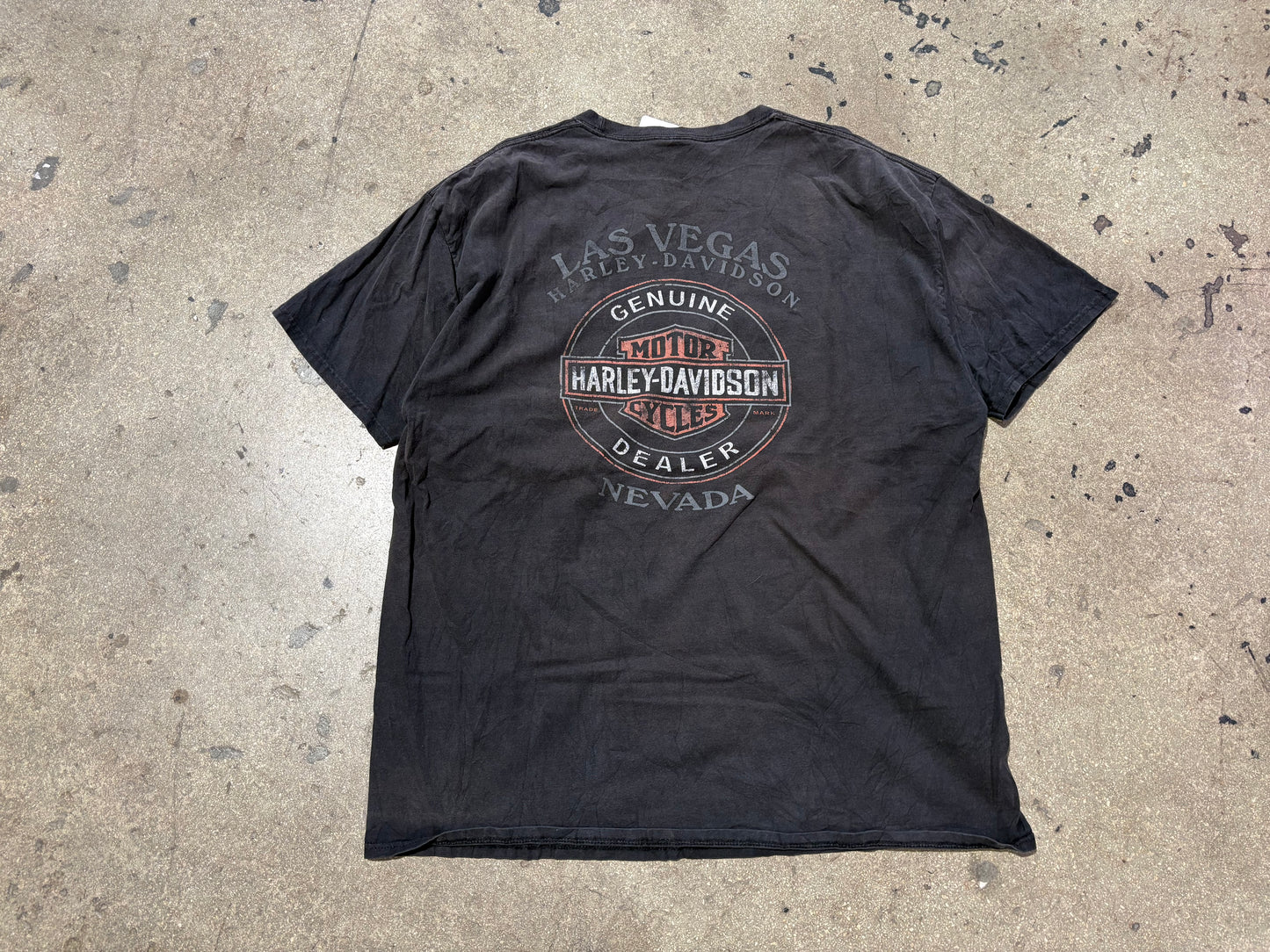 Harley Davidson Basic Logo Nevada Tee - Black Size XXL