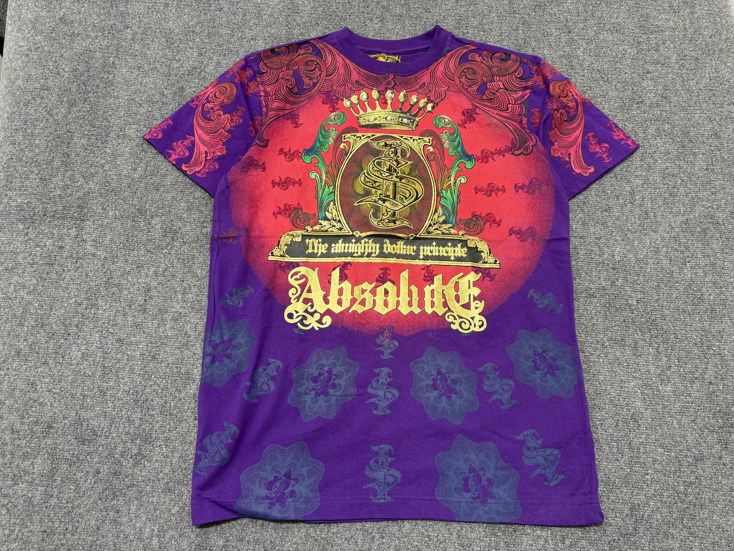 Raw Blue Absolute Crown Almighty Dollar Principle - Purple/Pink Size 3XL