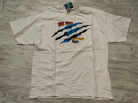 Tampa Bay Rays Luke Scott Tee - White Size XL