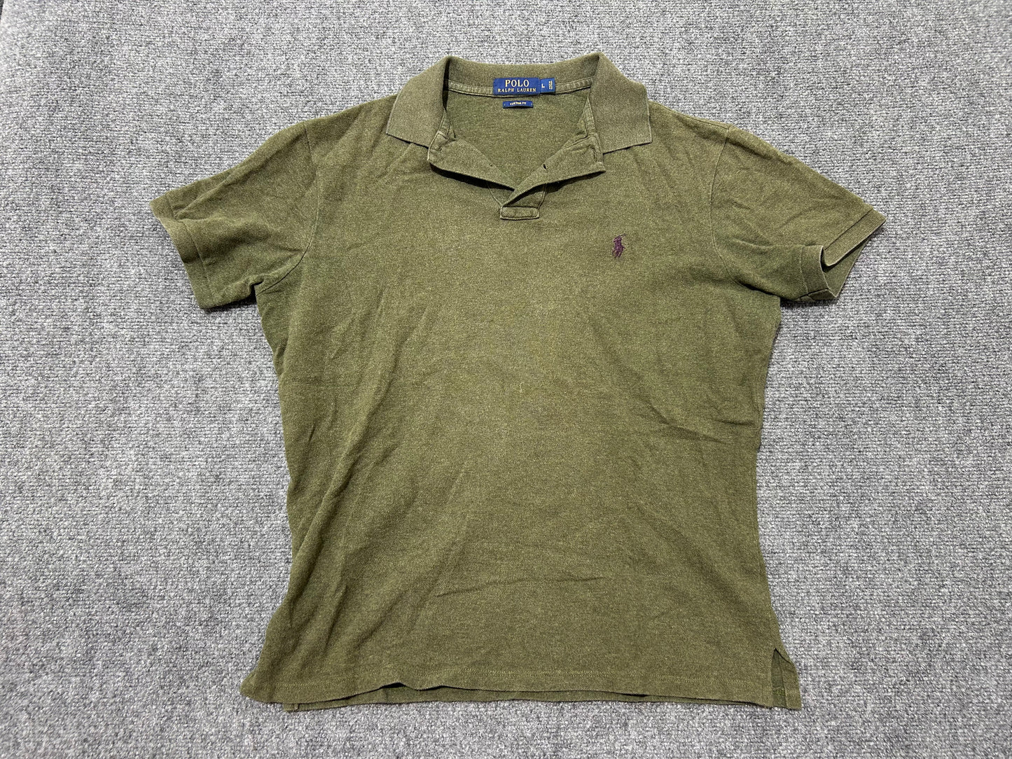 Ralph Lauren Polo Shirt - Olive Size Large