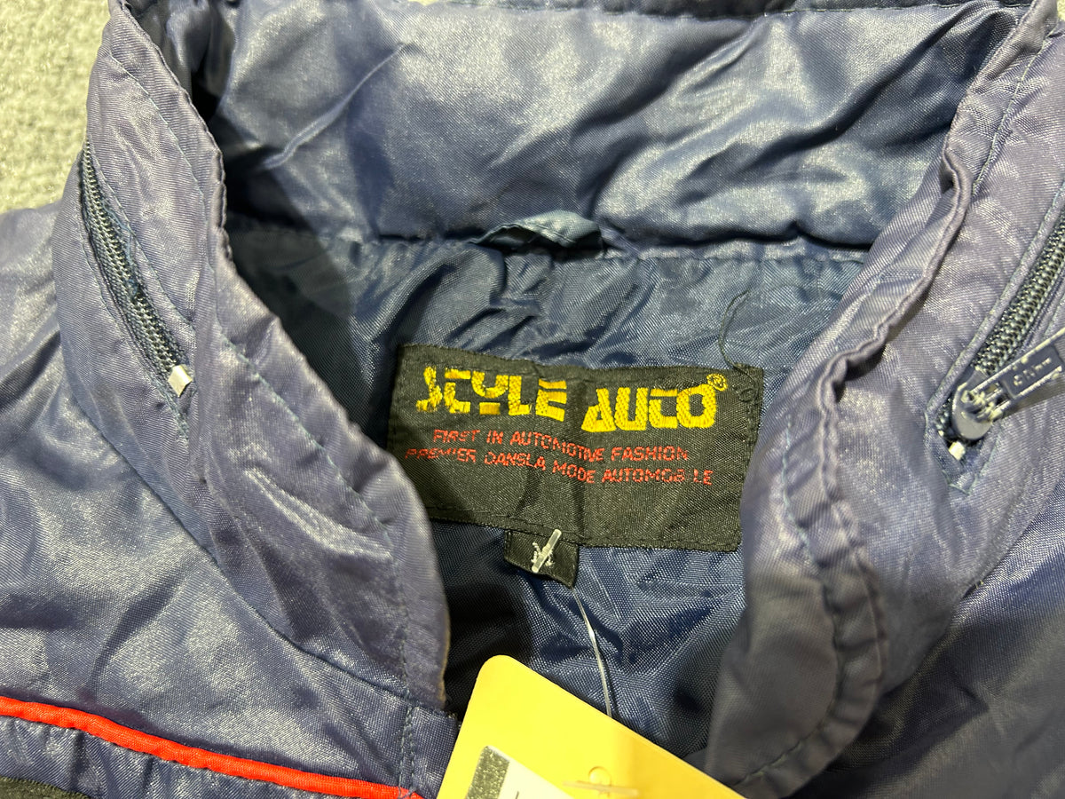 Surf Style Nylon Jacket - Navy Size Medium