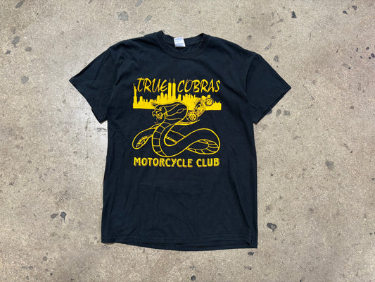 True Cobras Motorcycle Club Tee - Black Size Medium