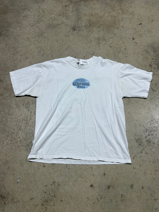 Corona Simple Pleasure Tee - White Size XL