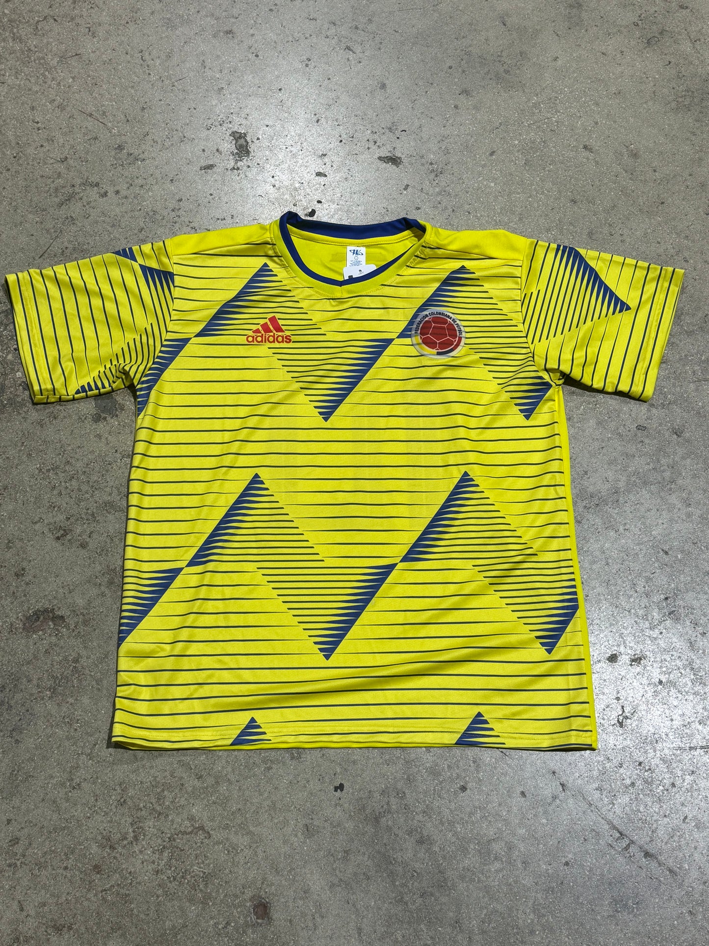 Bootleg Adidas Colombia Gustavo #10 Jersey - Yellow Size Large