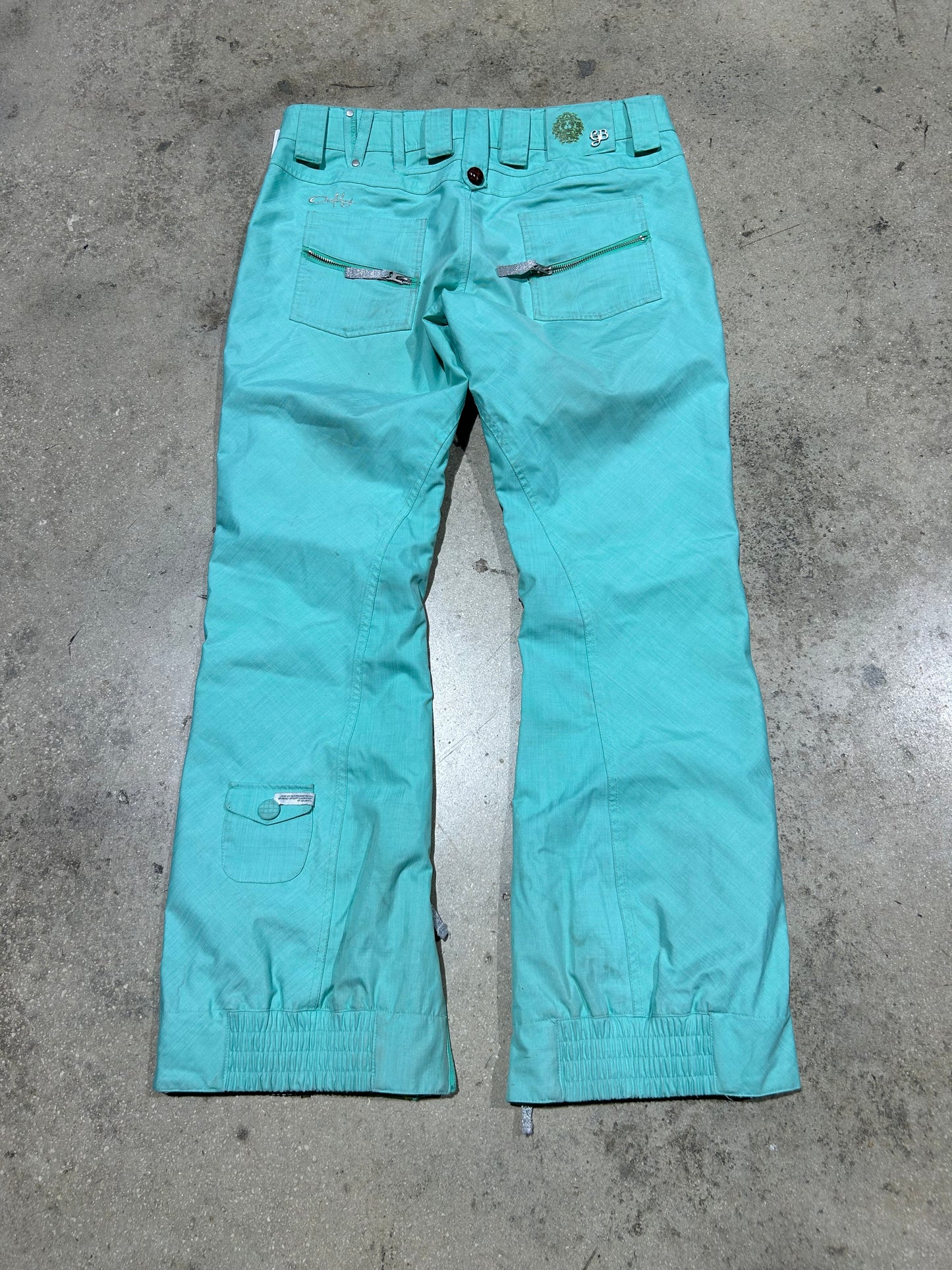 Oakley Ski Pants - Turquoise Size Medium
