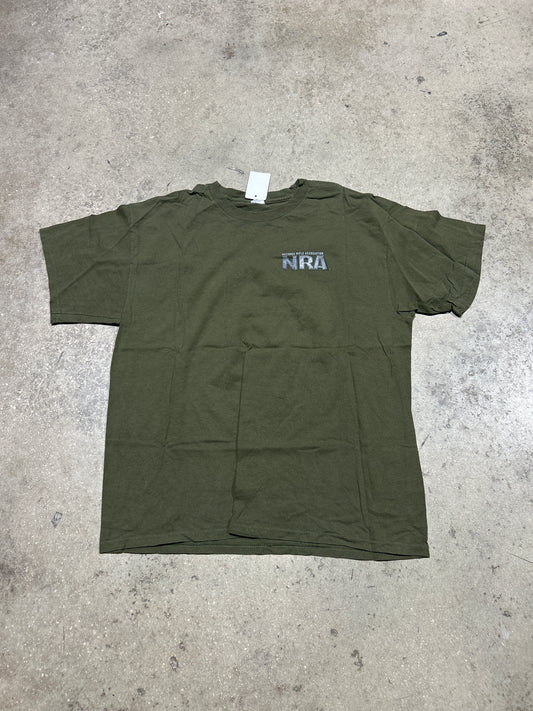 NRA Protecting Freedom Tee - Olive Green Size XL
