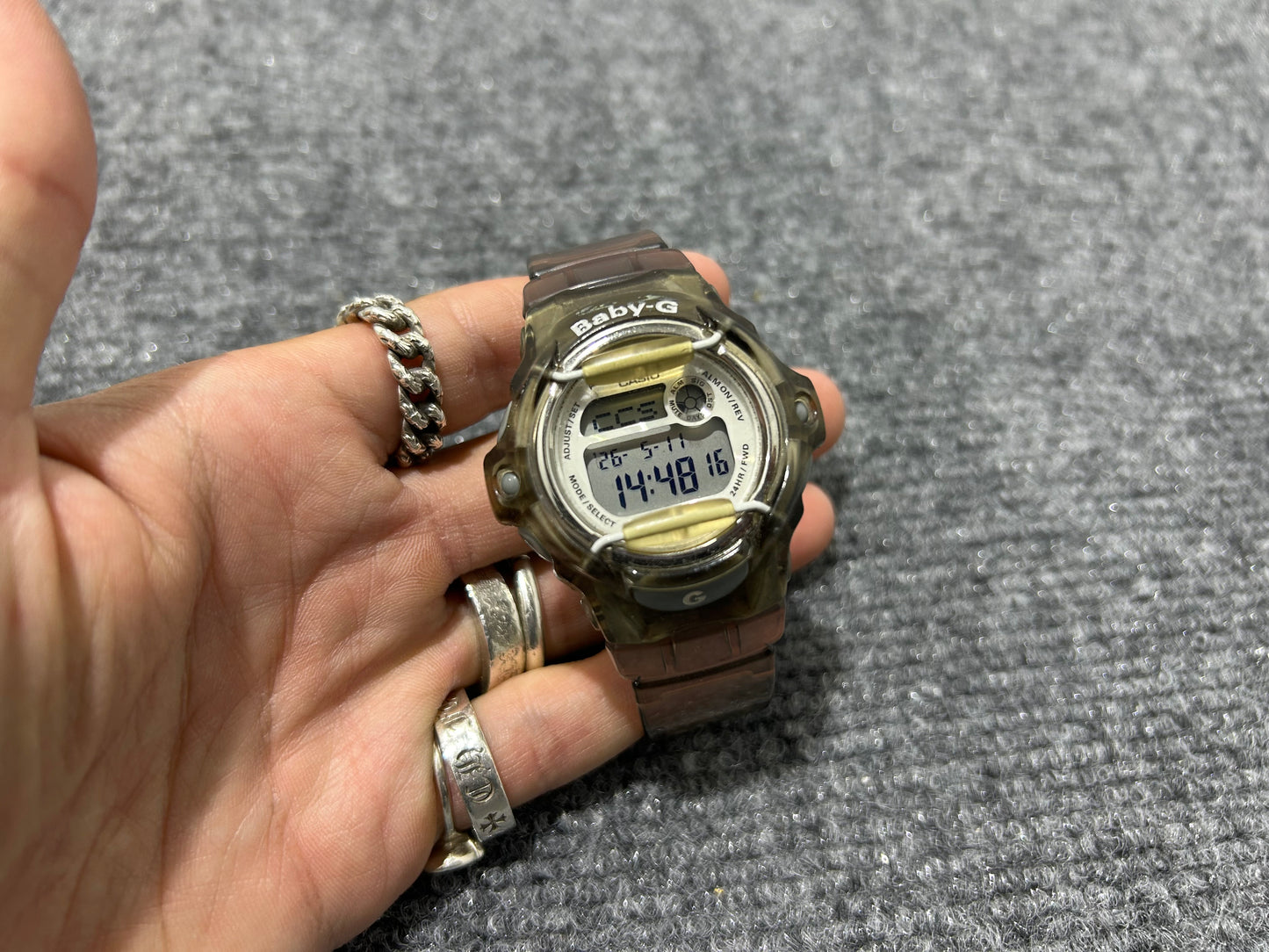 Casio Baby G Shock Watch - Clear