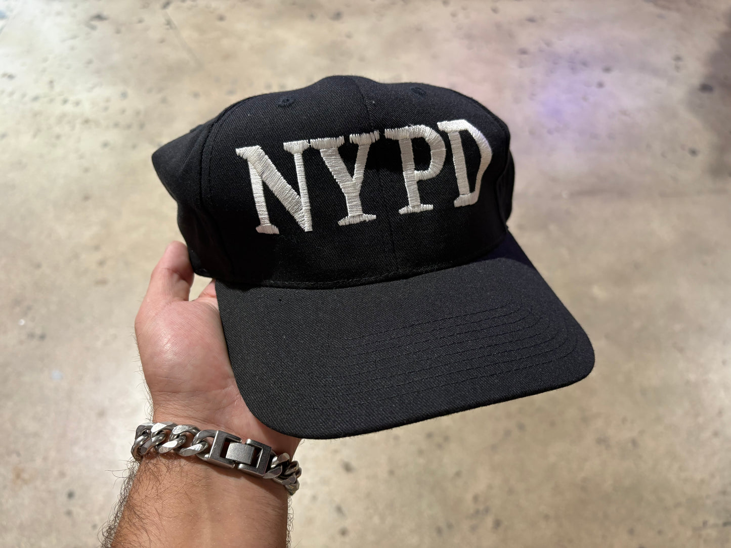 NYPD Snapback Hat - Black