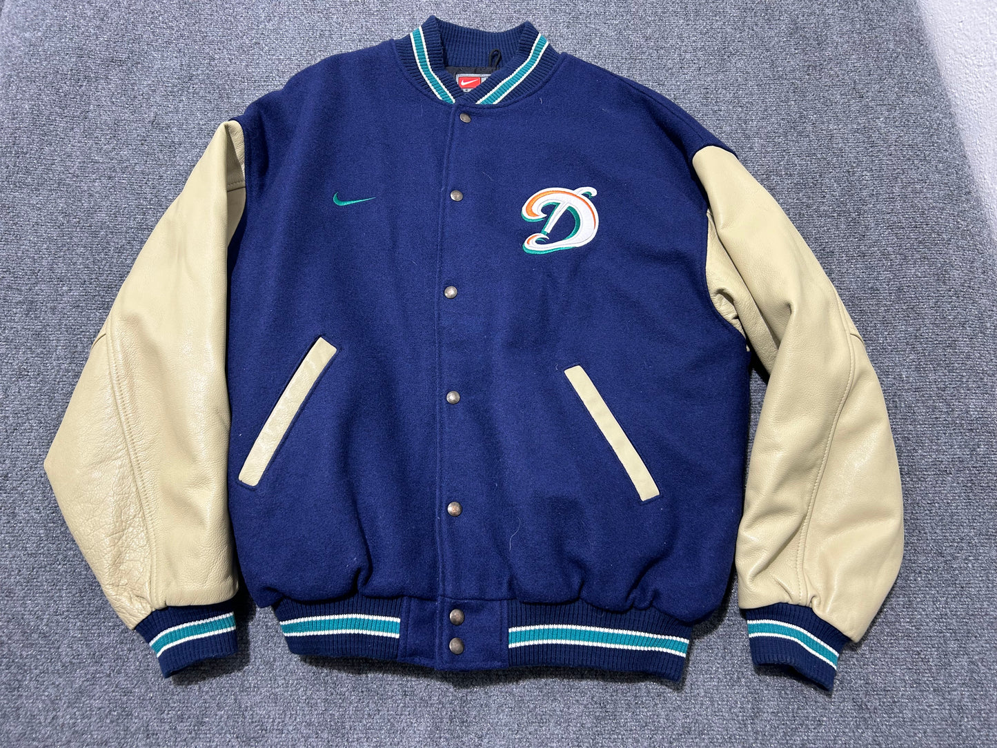 Nike Miami Dolphins Varsity Jacket - Navy Size XL